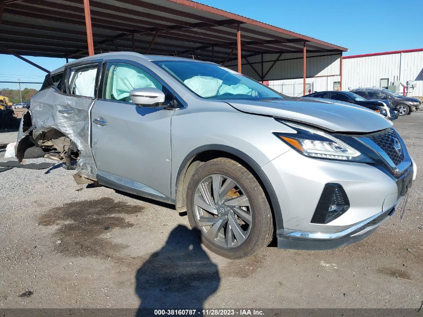 2020 Nissan Murano Sl Fwd VIN: 5N1AZ2CJ7LN127633 Lot: 38160787