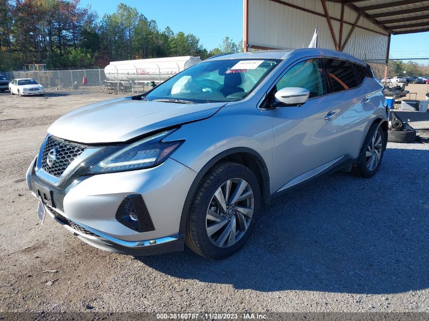 2020 Nissan Murano Sl Fwd VIN: 5N1AZ2CJ7LN127633 Lot: 38160787