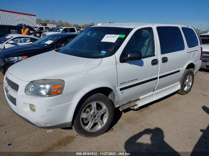 2008 Chevrolet Uplander Ls VIN: 1GBDV13W98D206564 Lot: 38161012