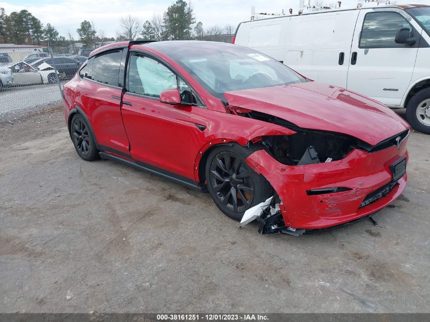 2023 Tesla Model X Standard Range/Dual Motor All-Wheel Drive VIN: 7SAXCAE59PF365615 Lot: 38161251