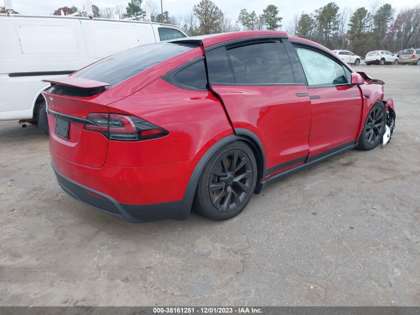 2023 Tesla Model X Standard Range/Dual Motor All-Wheel Drive VIN: 7SAXCAE59PF365615 Lot: 38161251