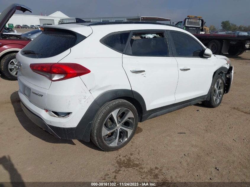 2016 Hyundai Tucson Limited VIN: KM8J33A2XGU247876 Lot: 38161332