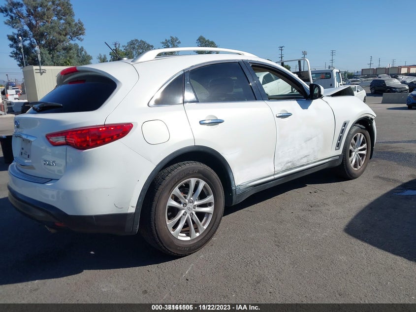2011 Infiniti Fx35 VIN: JN8AS1MU6BM110603 Lot: 38161505