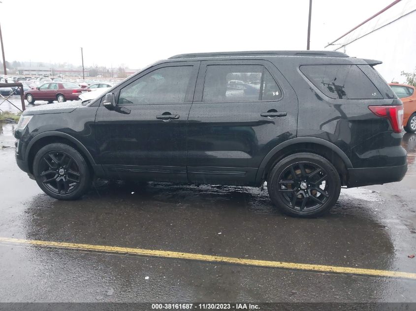 2016 Ford Explorer Sport VIN: 1FM5K8GTXGGC09502 Lot: 38161687