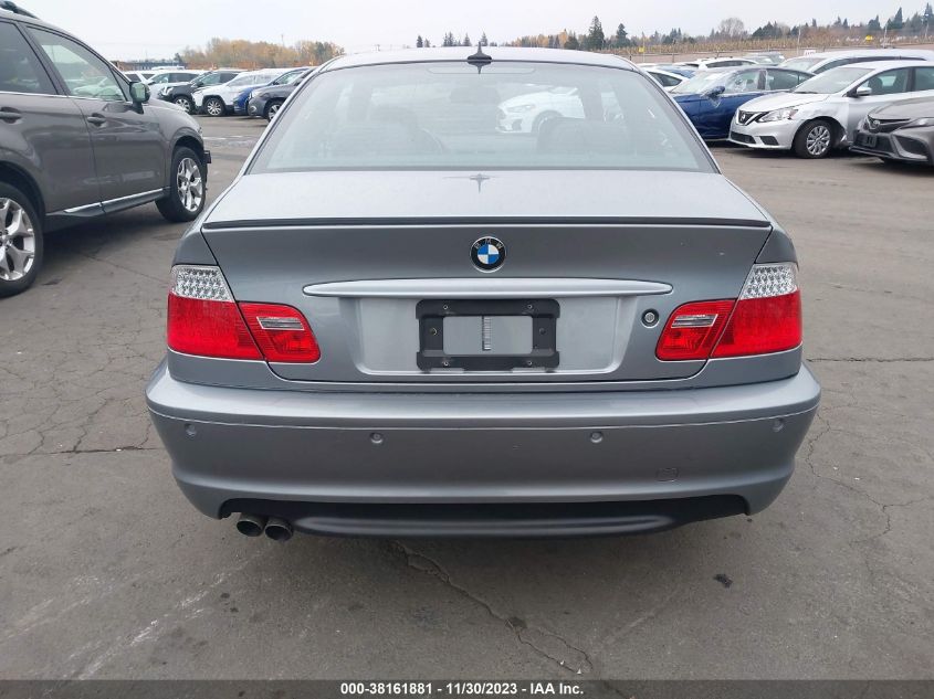 2006 BMW 330Ci VIN: WBABD53416PL17825 Lot: 38161881