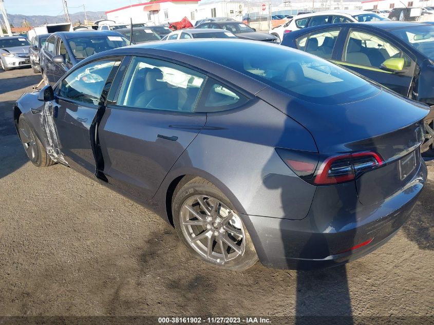 2023 Tesla Model 3 Rear-Wheel Drive VIN: 5YJ3E1EA9PF662953 Lot: 38161902