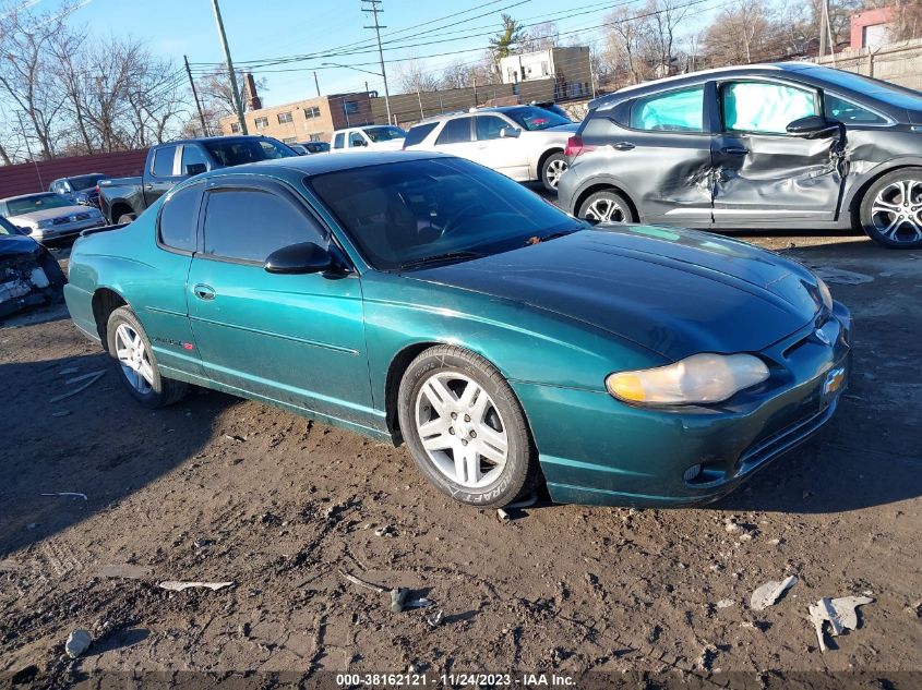 2000 Chevrolet Monte Carlo Ss VIN: 2G1WX12K5Y9184422 Lot: 38162121