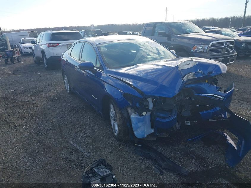 3FA6P0LU5JR124406 2018 Ford Fusion Hybrid Se