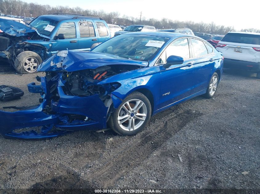 3FA6P0LU5JR124406 2018 Ford Fusion Hybrid Se