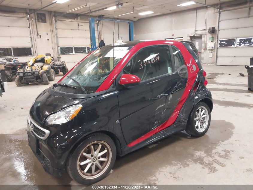 2015 Smart Fortwo Electric Drive Passion VIN: WMEEJ9AAXFK824424 Lot: 38162334