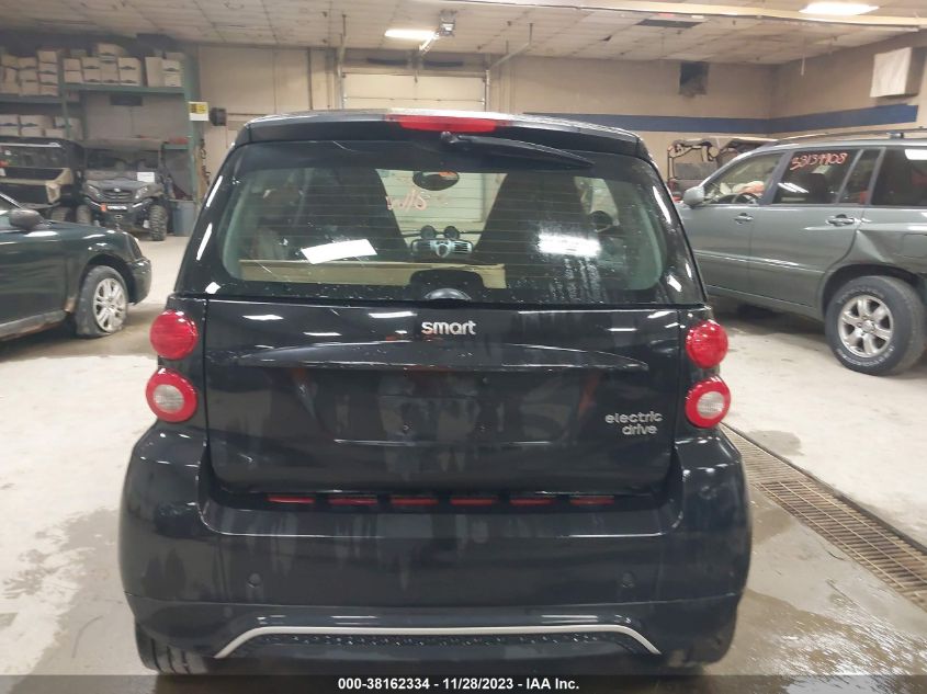 2015 Smart Fortwo Electric Drive Passion VIN: WMEEJ9AAXFK824424 Lot: 38162334