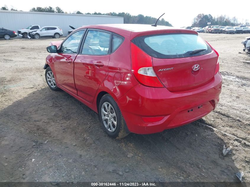 2013 Hyundai Accent Gs VIN: KMHCT5AE9DU083613 Lot: 38162446