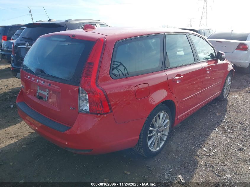 2010 Volvo V50 2.4I VIN: YV1382MW3A2560319 Lot: 38162896