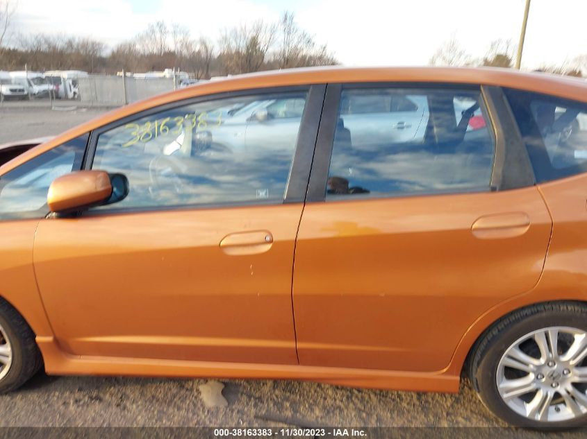 2009 Honda Fit Sport VIN: JHMGE88489S003668 Lot: 38163383