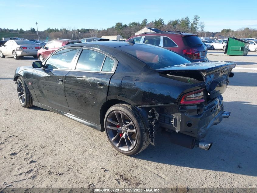 2022 Dodge Charger Scat Pack VIN: 2C3CDXGJ5NH129724 Lot: 38163729