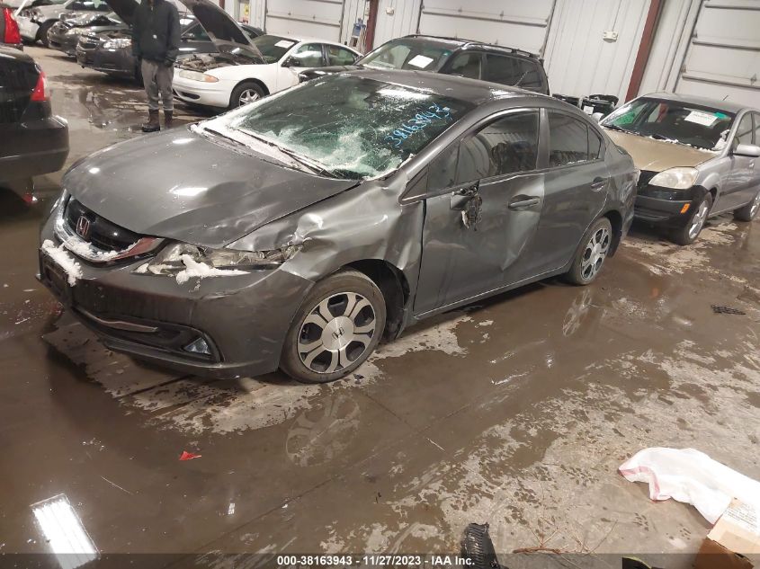 2013 Honda Civic Hybrid VIN: 19XFB4F36DE003673 Lot: 38163943