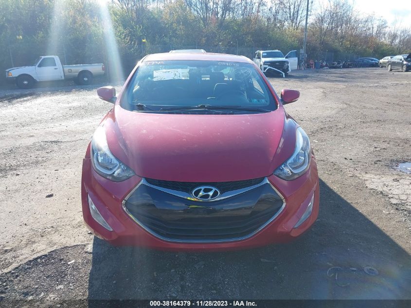 2014 Hyundai Elantra VIN: KMHDH6AH9EU024035 Lot: 38164379