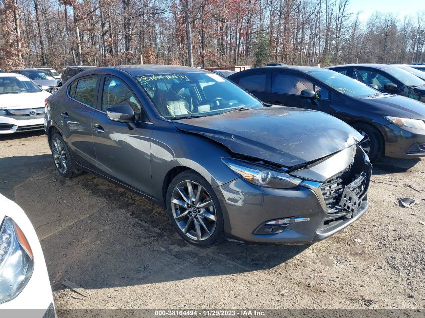 2018 Mazda Mazda3 Grand Touring VIN: 3MZBN1W30JM257060 Lot: 38164494