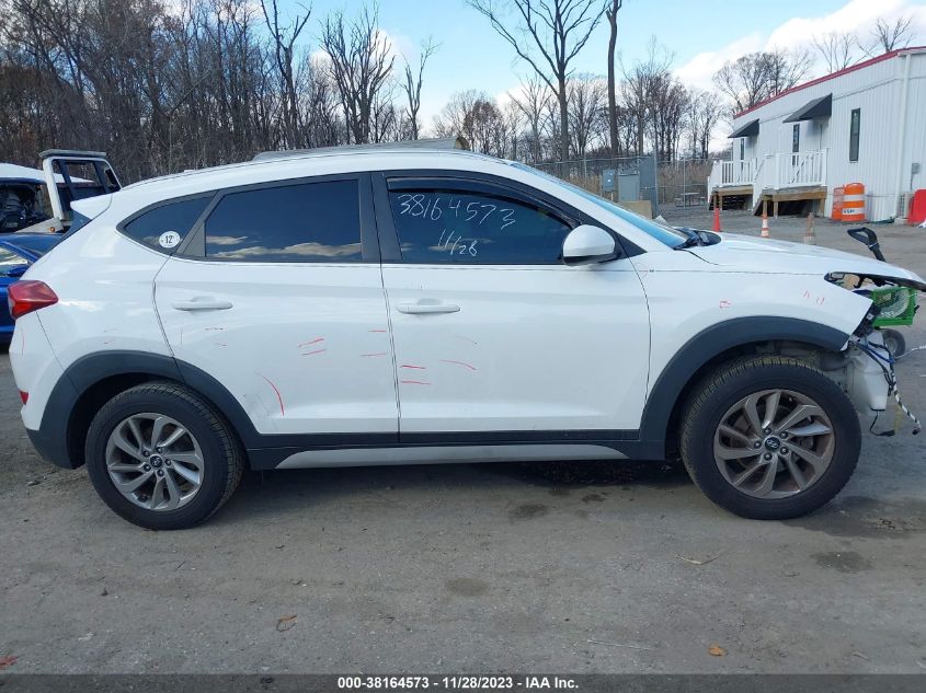 2018 Hyundai Tucson Sel VIN: KM8J3CA41JU712554 Lot: 38164573