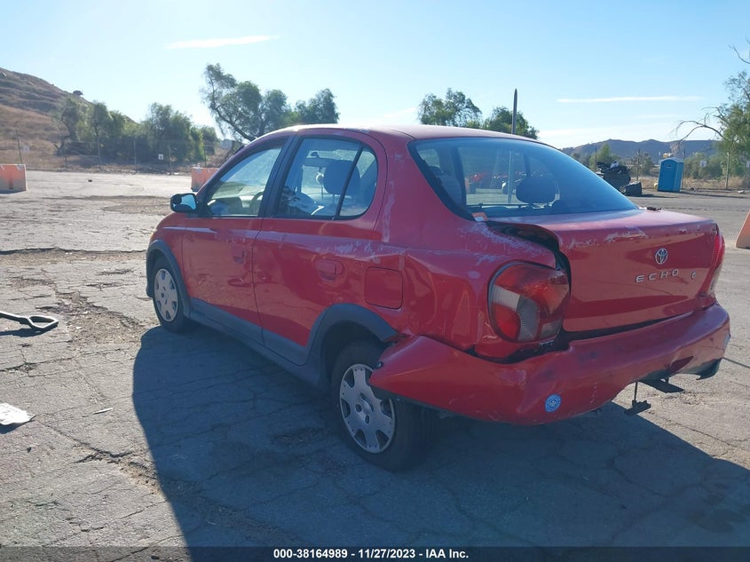 2000 Toyota Echo VIN: JTDBT1234Y0020518 Lot: 38164989