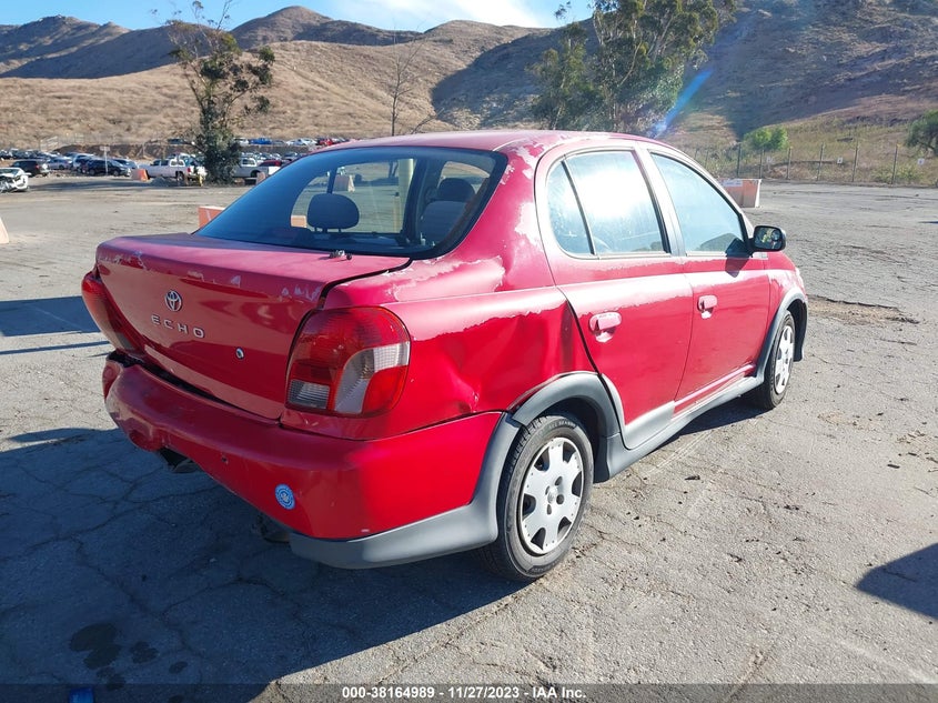 2000 Toyota Echo VIN: JTDBT1234Y0020518 Lot: 38164989