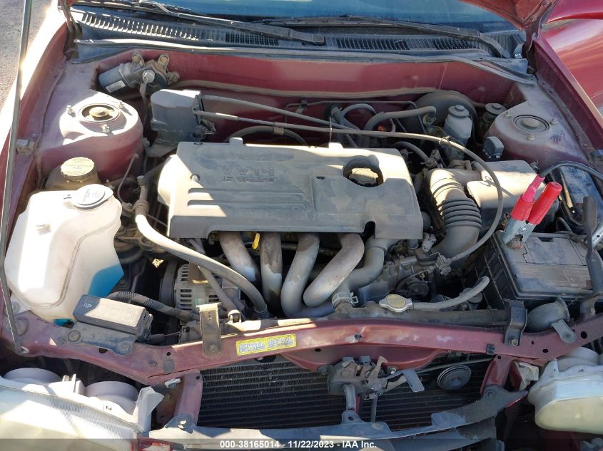 2002 Toyota Corolla S VIN: 1NXBR12E42Z632052 Lot: 38165014