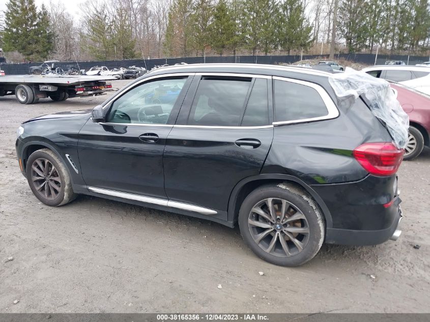 2019 BMW X3 xDrive30I VIN: 5UXTR9C56KLR03784 Lot: 38165356