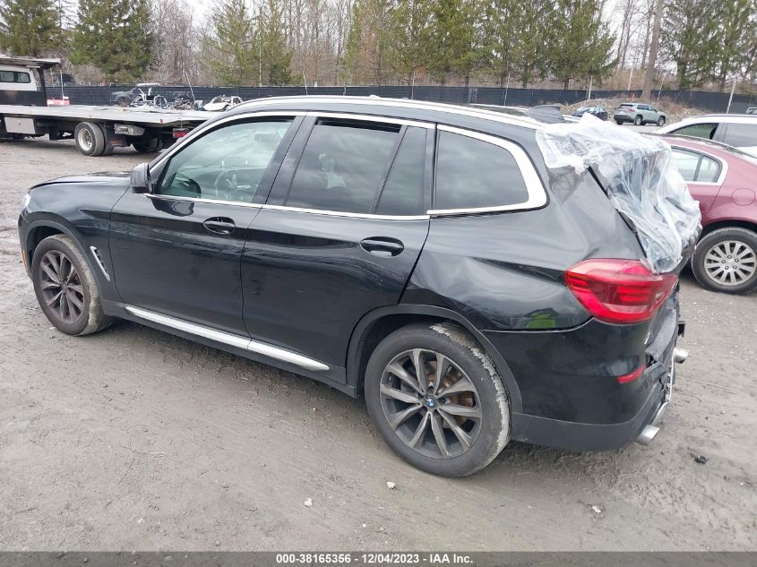 2019 BMW X3 xDrive30I VIN: 5UXTR9C56KLR03784 Lot: 38165356