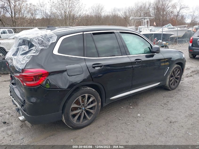 2019 BMW X3 xDrive30I VIN: 5UXTR9C56KLR03784 Lot: 38165356