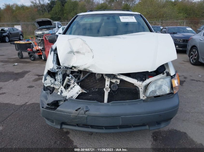 2001 Toyota Sienna Ce VIN: 4T3ZF19C71U382842 Lot: 38165721