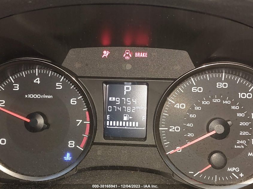 2015 Subaru Impreza 2.0I VIN: JF1GPAA69FH302941 Lot: 38165941