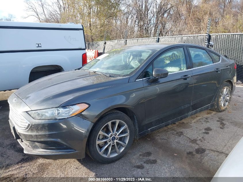 2017 Ford Fusion Se VIN: 3FA6P0H78HR161298 Lot: 38166003