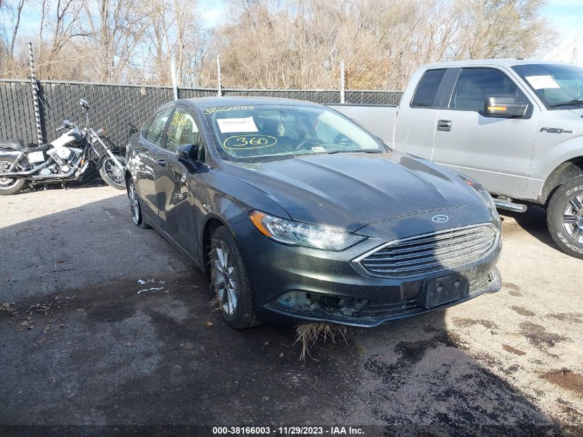 2017 Ford Fusion Se VIN: 3FA6P0H78HR161298 Lot: 38166003