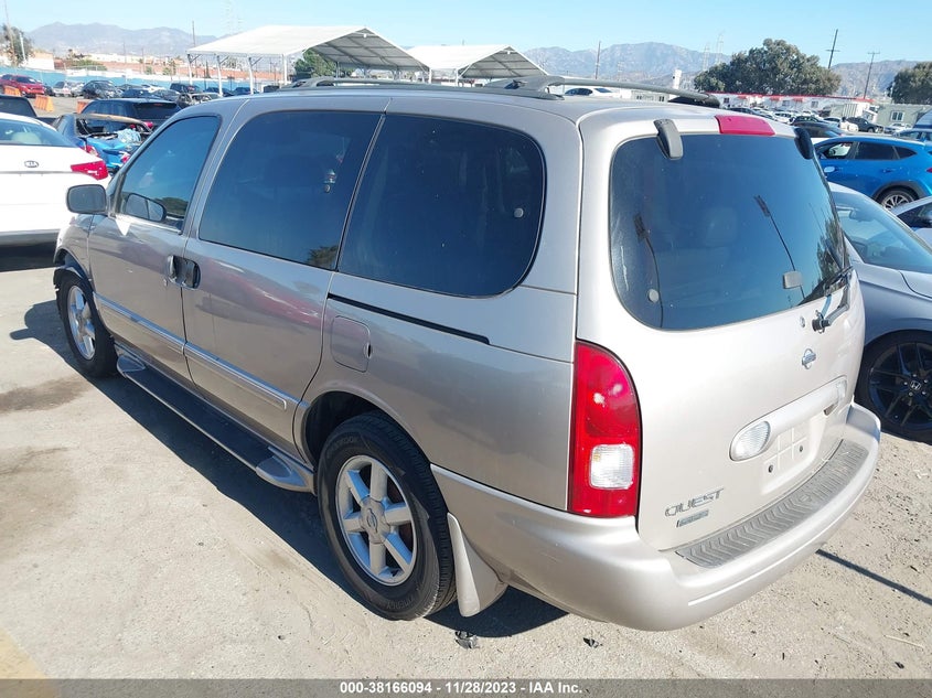 2002 Nissan Quest Gle VIN: 4N2ZN17T52D810294 Lot: 38166094