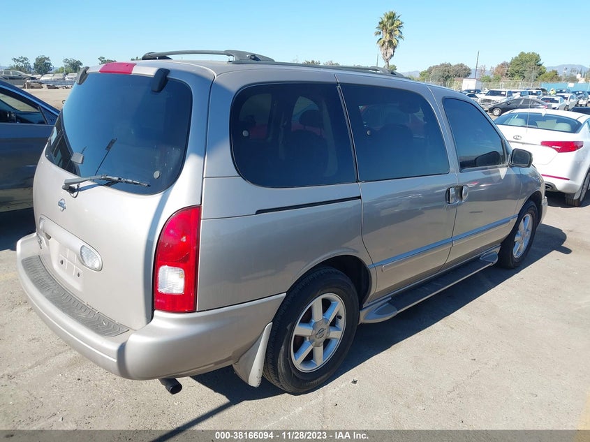2002 Nissan Quest Gle VIN: 4N2ZN17T52D810294 Lot: 38166094