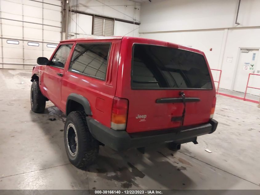 1997 Jeep Cherokee Se VIN: 1J4FJ27S7VL593799 Lot: 40364643