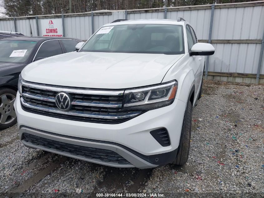 2021 Volkswagen Atlas 3.6L V6 Se W/Technology VIN: 1V2WR2CA3MC585840 Lot: 38166144