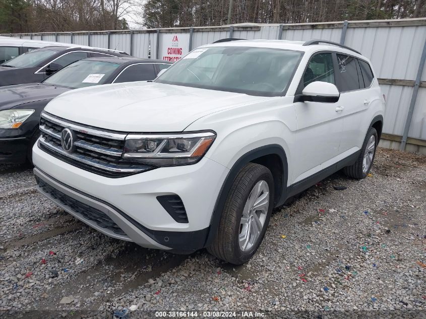 2021 Volkswagen Atlas 3.6L V6 Se W/Technology VIN: 1V2WR2CA3MC585840 Lot: 38166144