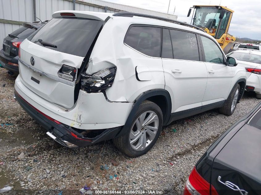 2021 Volkswagen Atlas 3.6L V6 Se W/Technology VIN: 1V2WR2CA3MC585840 Lot: 38166144