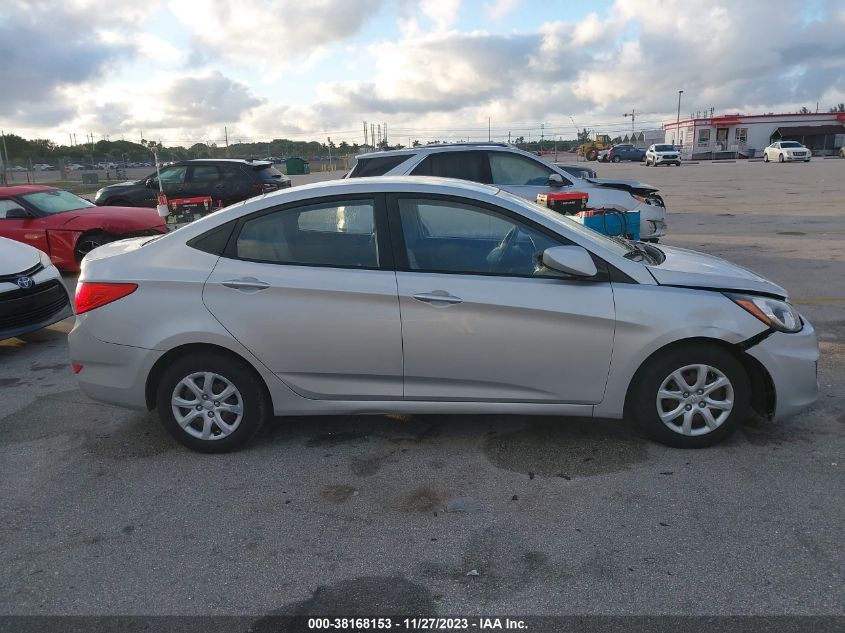 2014 Hyundai Accent Gls VIN: KMHCT4AE3EU634632 Lot: 38168153