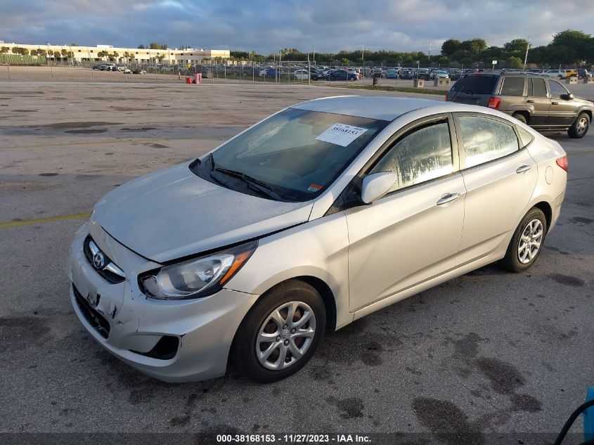 2014 Hyundai Accent Gls VIN: KMHCT4AE3EU634632 Lot: 38168153