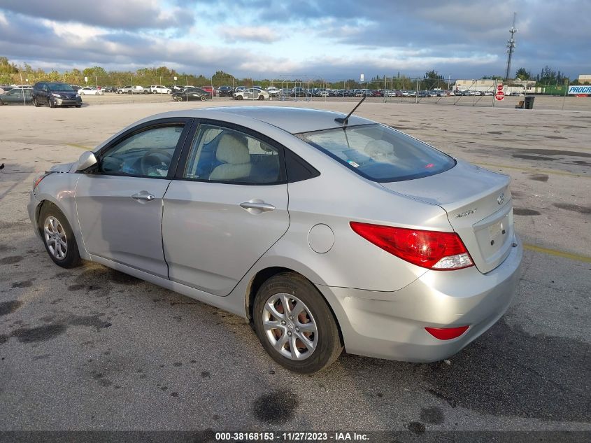 2014 Hyundai Accent Gls VIN: KMHCT4AE3EU634632 Lot: 38168153