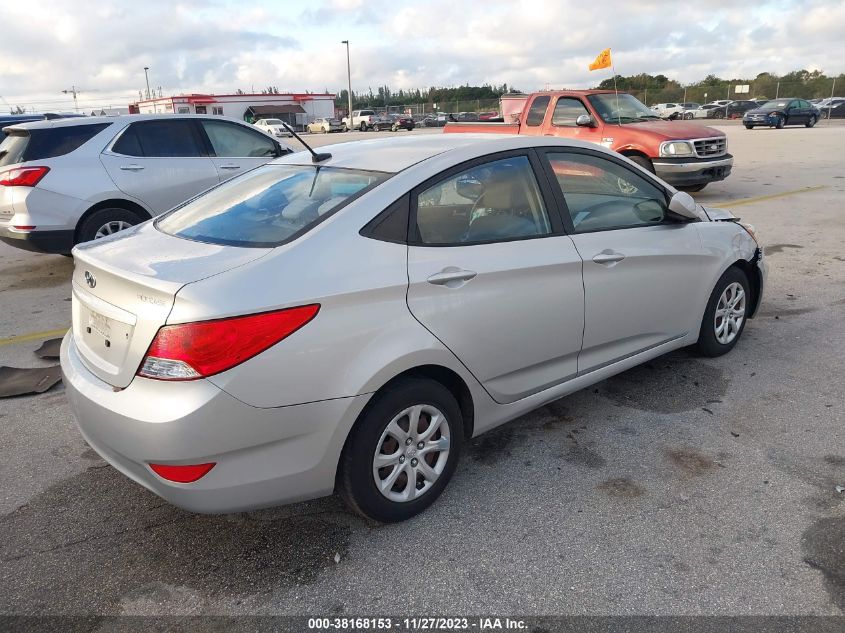 2014 Hyundai Accent Gls VIN: KMHCT4AE3EU634632 Lot: 38168153