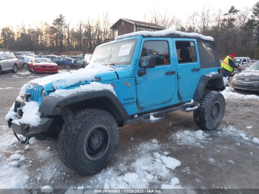 2017 Jeep Wrangler Unlimited Sport 4X4 VIN: 1C4HJWDG1HL677109 Lot: 38168563