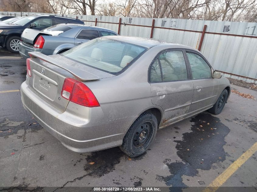 2004 Honda Civic Ex VIN: 1HGES26894L019497 Lot: 38168728