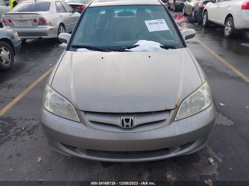 2004 Honda Civic Ex VIN: 1HGES26894L019497 Lot: 38168728