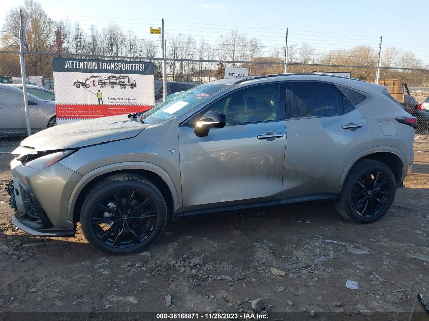 2024 Lexus Nx 350 F Sport Handling VIN: 2T2KGCEZ5RC032597 Lot: 38168871