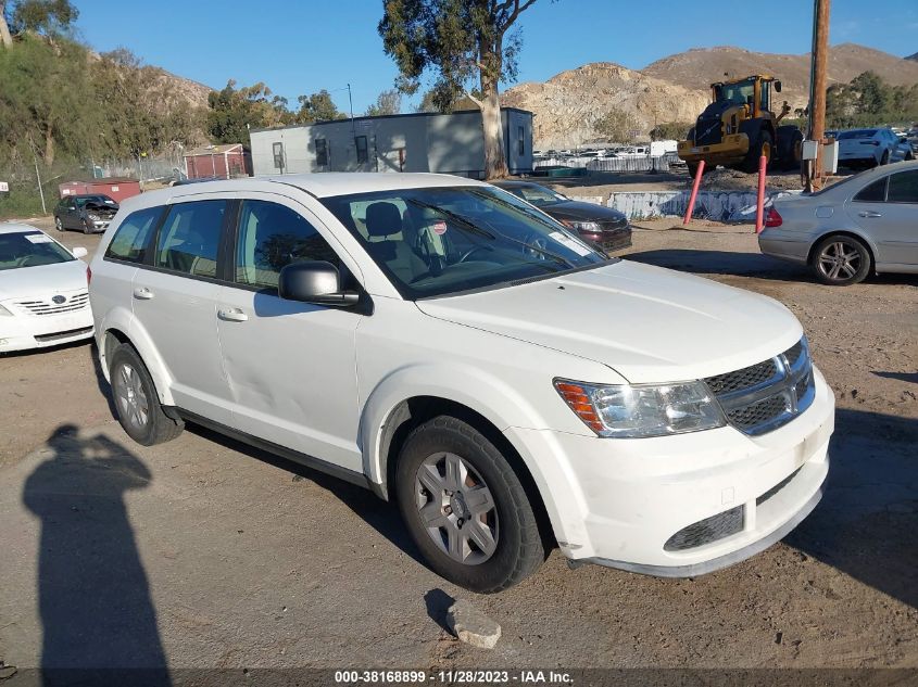 2012 Dodge Journey Se/Avp VIN: 3C4PDCAB9CT224184 Lot: 38168899