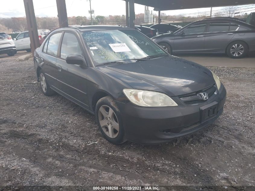 2004 Honda Civic Ex VIN: 2HGES267X4H628828 Lot: 38169258