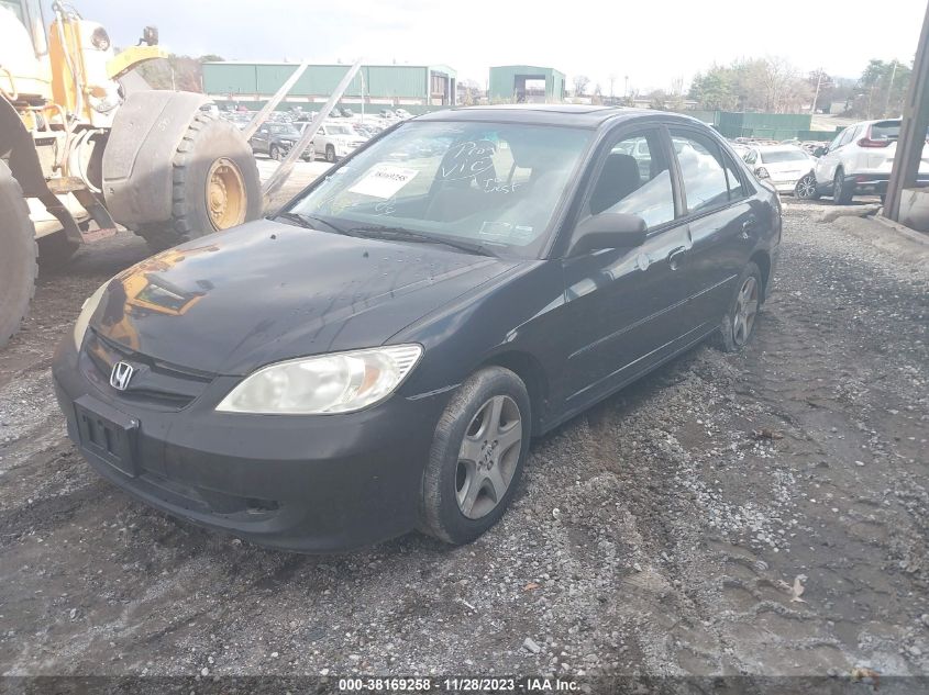 2004 Honda Civic Ex VIN: 2HGES267X4H628828 Lot: 38169258